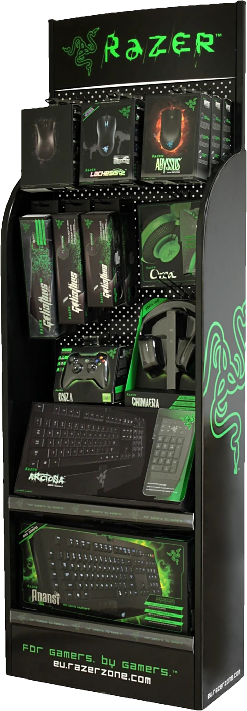Stojak reklamowy na akcesoria Razer